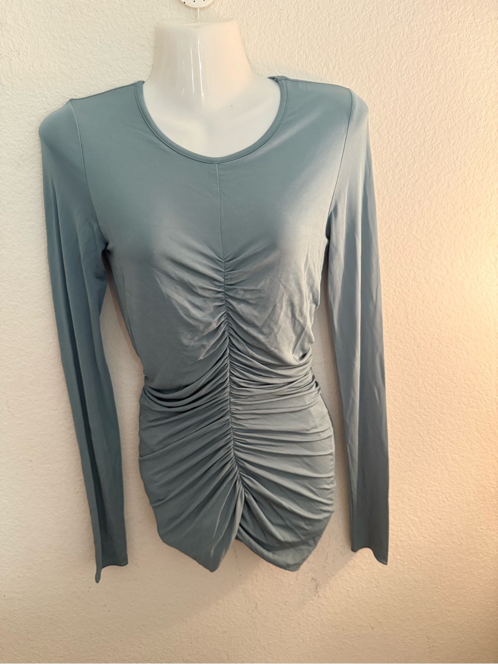 Max Mara ruched Long Sleeve Top small